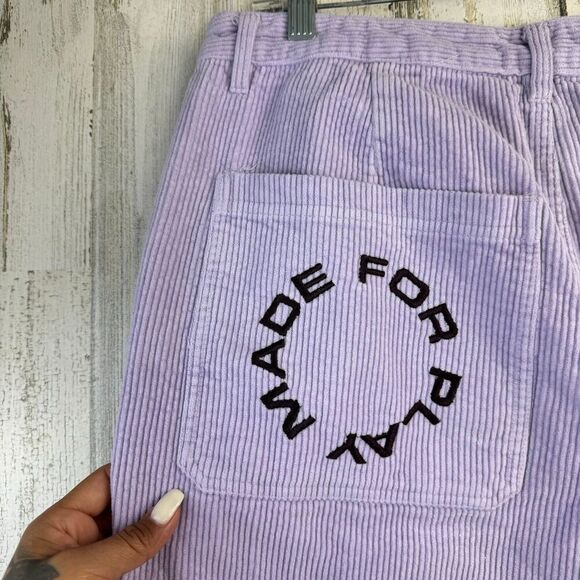 Paterson Made For Play Wide Leg Lavender Corduroy Skate Pants SZ 34 - Picture 9 of 11